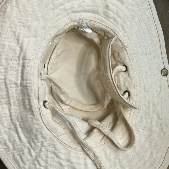 Cotton Safari Canvas Summer Hat Size 7 1/8 - Picture 9 of 11